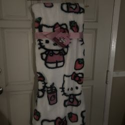 Hello Kitty strawberry blanket