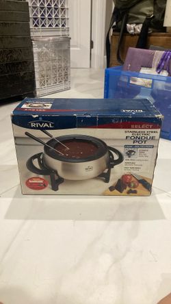 Rival Stainless Steel Electric Fondue Pot
