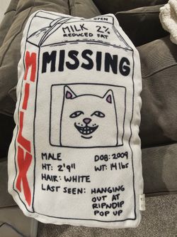 Rip N Dip Pillow (Missing Milk Carton)