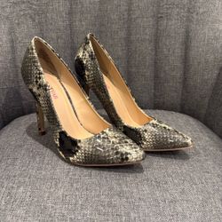 Snake Skin Pumps