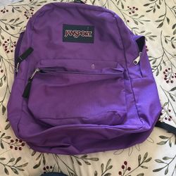Purple jansport backpack 