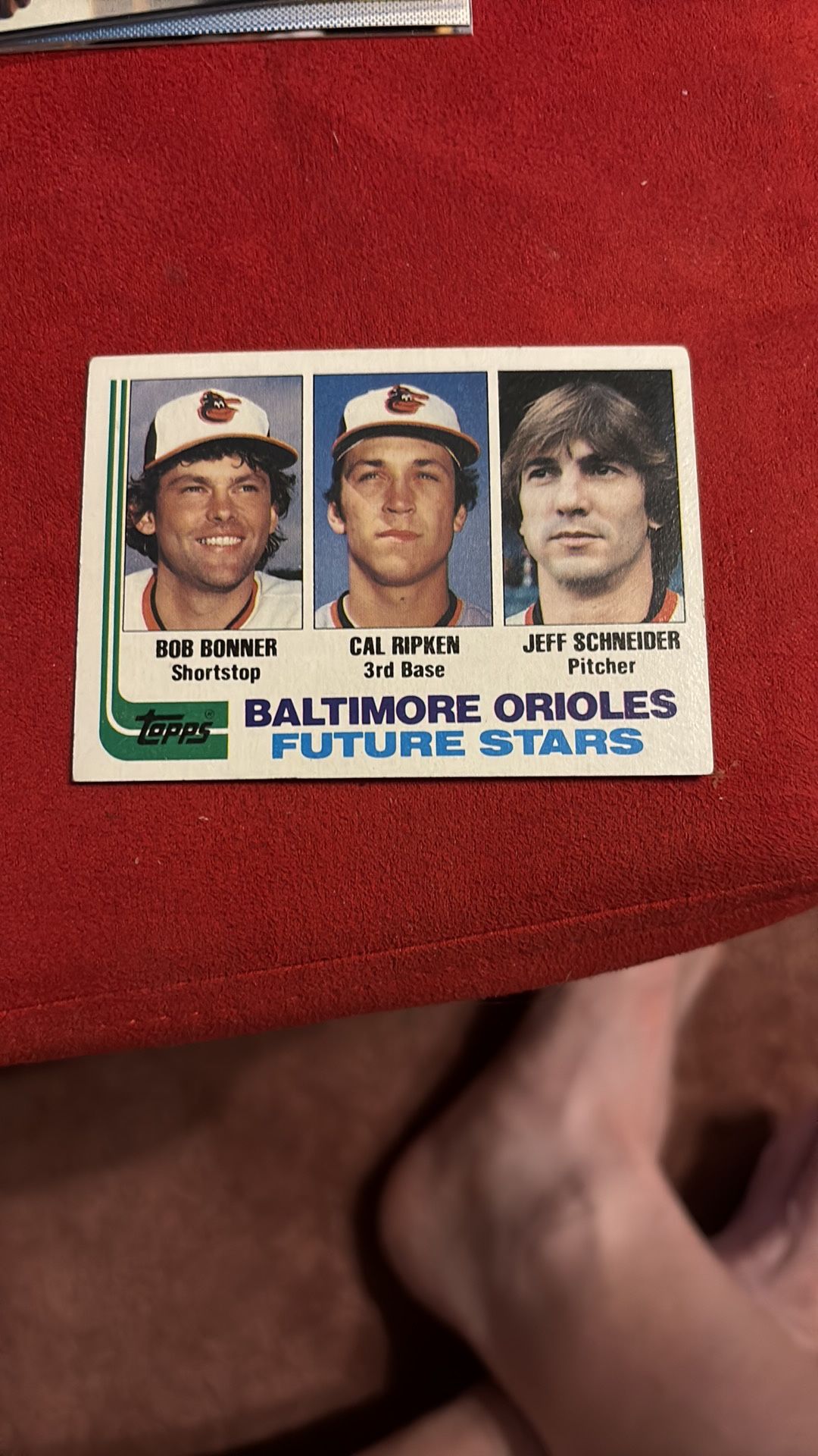 1982 Topps Cal Ripken Jr. Rookie Baseball Card #21. Baltimore Orioles HOF SS.