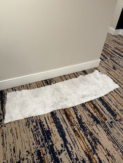 Plush fake snow-2 by 6 feet