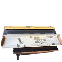 Brother KH-830 Single Bed Knitting Machine BED ONLY No Carriage UNTESTED AS IS