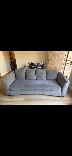 OBO - Two Gray Fabric Sofas
