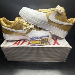 Nike Air Force Supreme Gold Medal Size 9.5 Mens