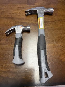 Pittsburgh 95929 Stubby Claw Hammer - 8 Oz Head, 6" Fiberglass Handle, Non-Slip Grip