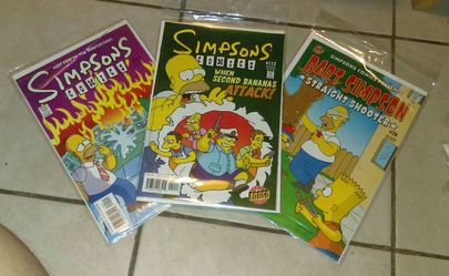 3 SIMPSONS COMICS