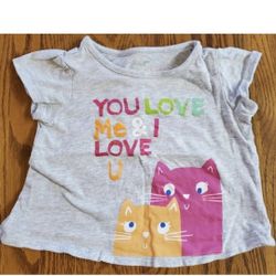 First Impressions Girls 18M Gray Top