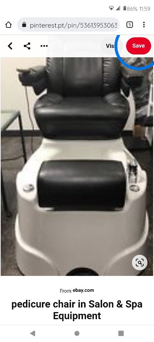 Maiden Massaging Spa Pedicure Chair