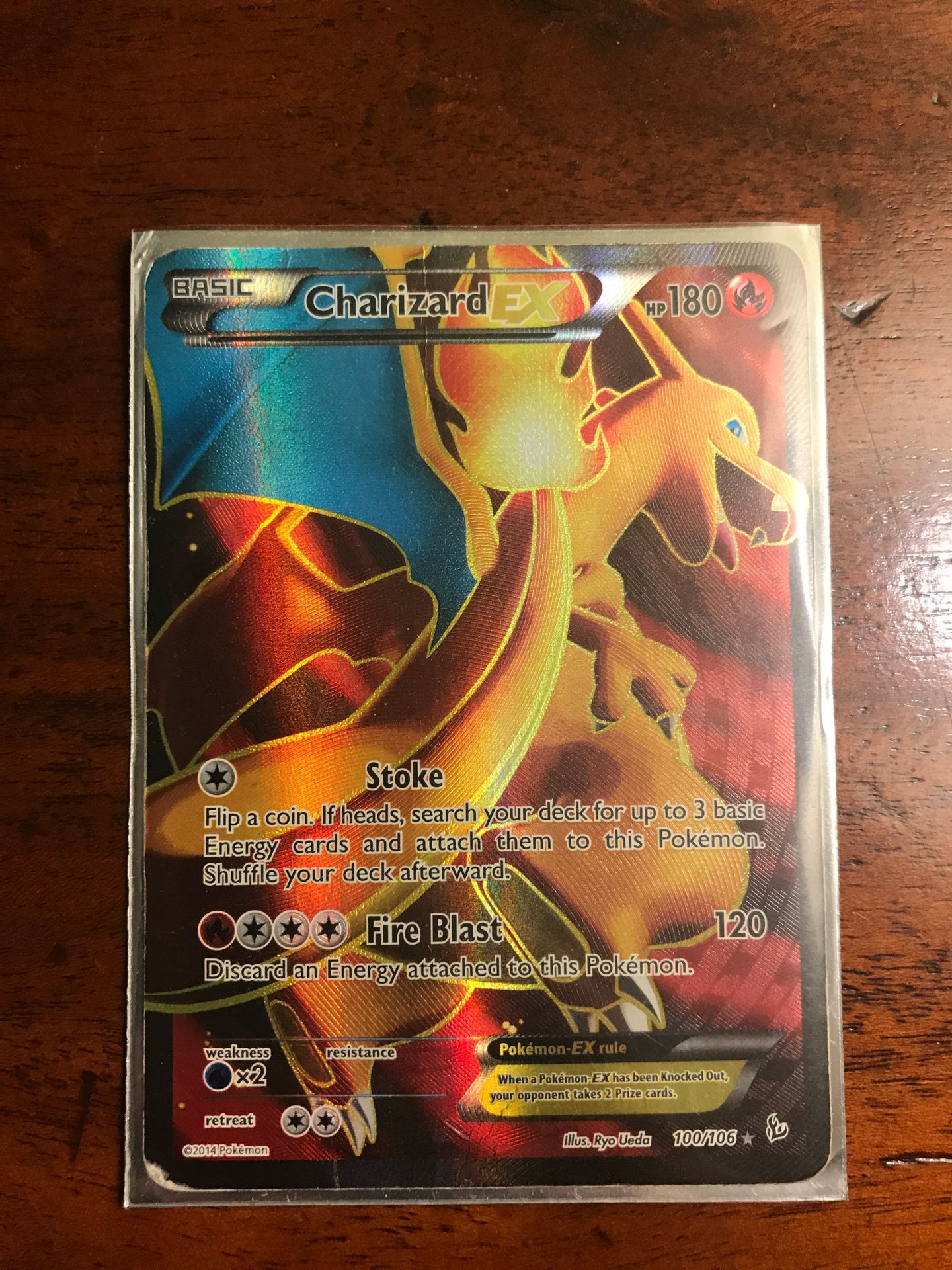 Pokémon Fullart Charizard EX