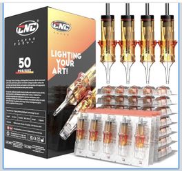 50PCS Tattoo Cartridge Needles Assorted Mixed 
