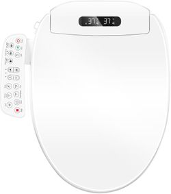 Electric Bidet Toilet Seat with Heated Seat, Warm Air Dryer Warm Water,#2805DY4