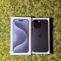 iPhone 15 Pro Max | 256GB | Black Titanium | Factory Unlocked