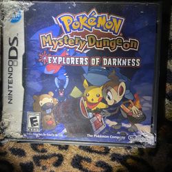 Pokémon Mystery Dungeon Explores Of Darkness Nintendo DS