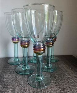 Pfaltzgraff Mountain Shadow wine water glasses goblets