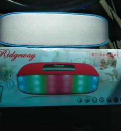 Portable Bluetooth speaker with lights