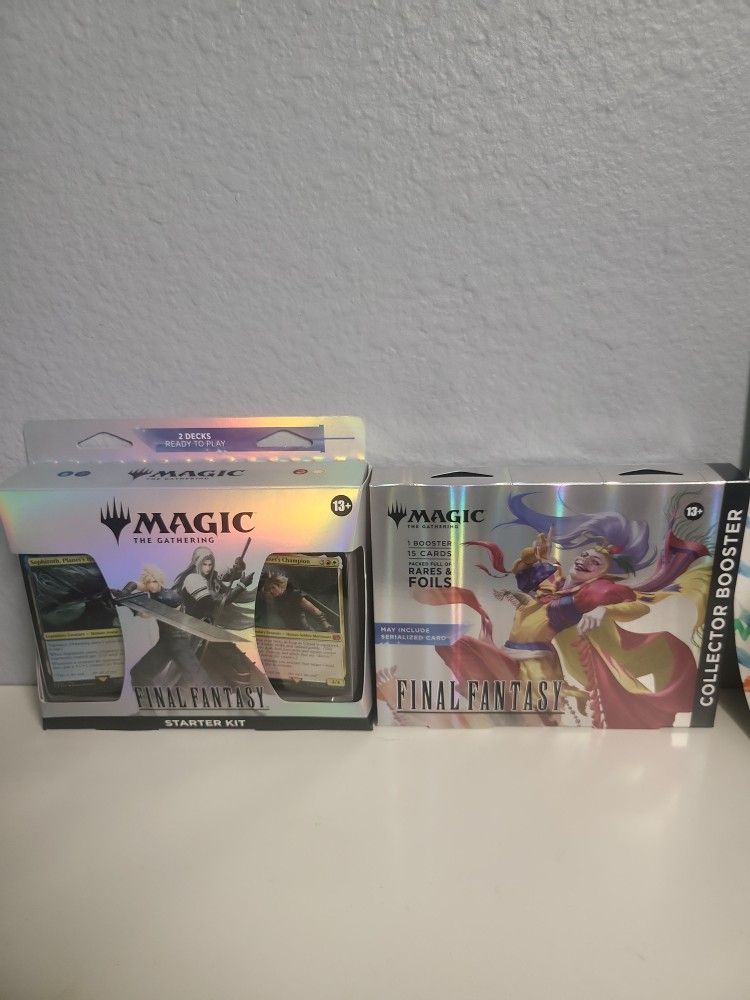 Magic The Gathering Final Fantasy Starter Kit + Collector Booster