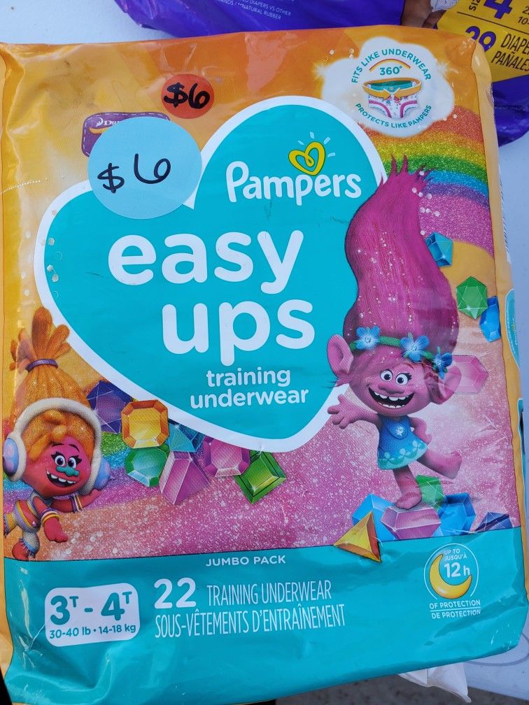 Easy UP PAMPERS TROLLS 3T 4T