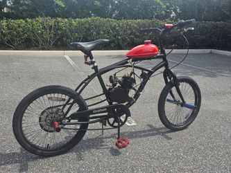 80cc 2-Stroke Motorized  Beach Cruiser Gas Bike