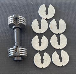 Adjustable Dumbbell with 15 plates