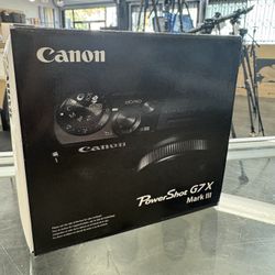 Canon G7X III Camera Powershot New