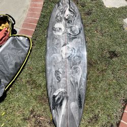 Midlength Twin Fin Surfboard