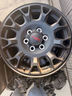 OEM TRD Alloy Wheel Rim Matte BLK