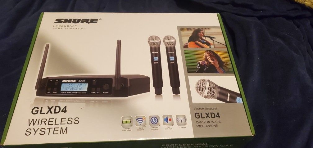 Shure GLXD4 Wireless System