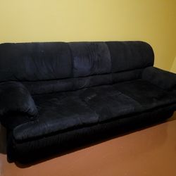 2 Black Sofas