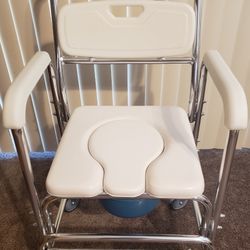 Rolling Showed And Bedside Commode