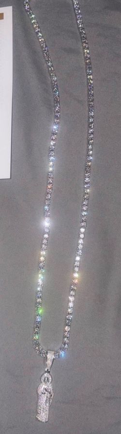 Moissanite Tennis Chain