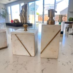 Real Marble Bath Accessories 