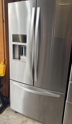 KitchenAid 3 Door Stainless Steel Fridge

