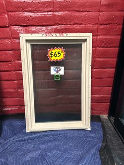 New vinyl fixed window