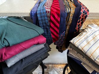 Men’s Lot Suits ties shirts Small