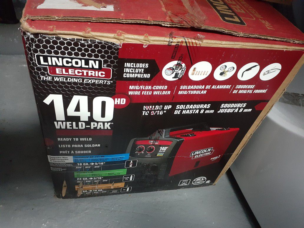 Lincoln electric 140hd weld park brand new