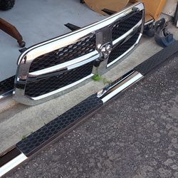Chrome Grille, Running Boards And Chrome Hood Sheild 
