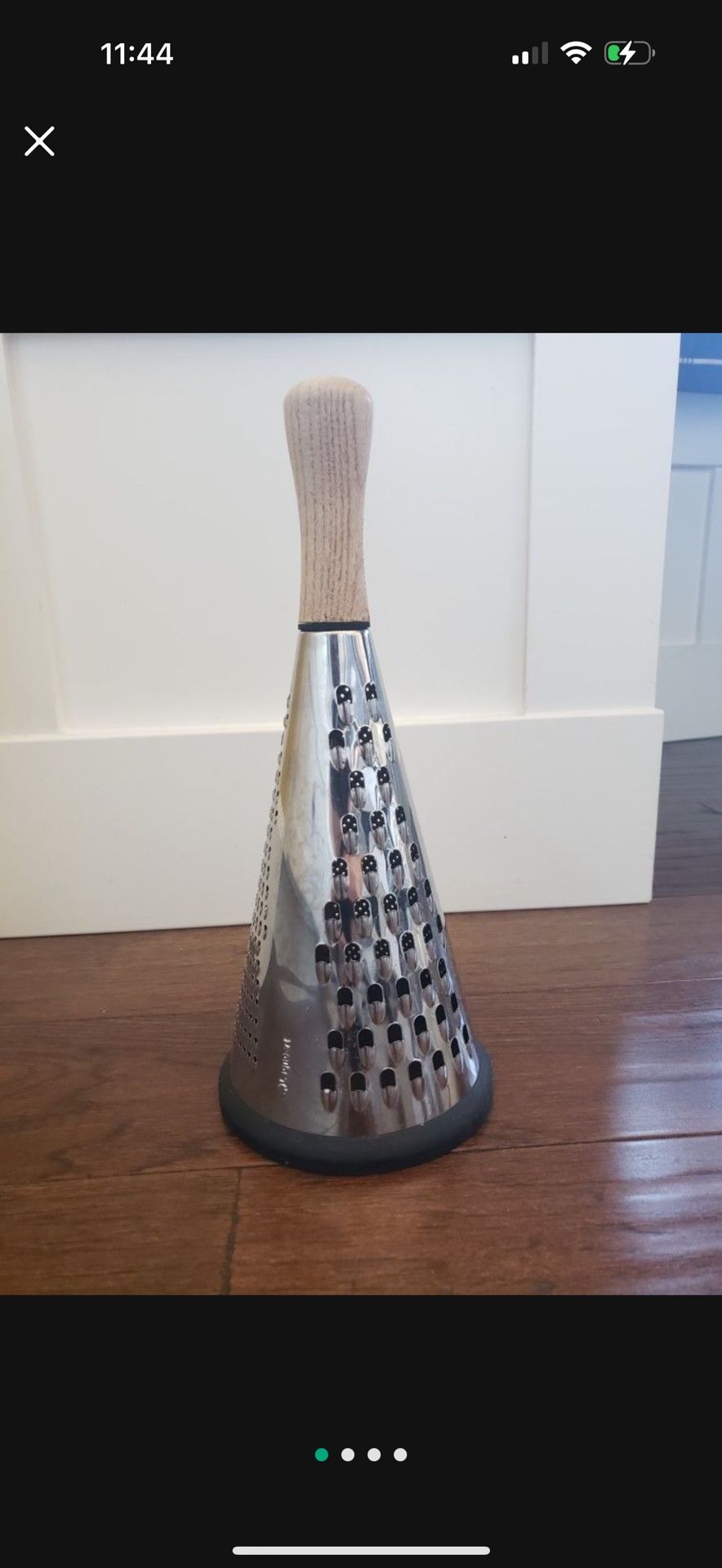 Legnoart Multi-function grater with stainless steel blade and solid Ashwood handle