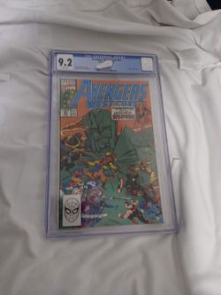  1989 Avengers Wets Coast #61 8/9 Graded 9.2