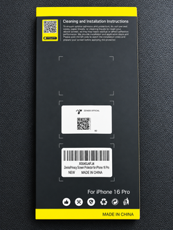 ZENISS Privacy Glass Screen Protector for iPhone 16 Pro – 2 Pack – New