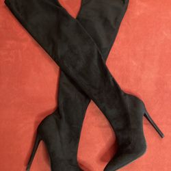 Thigh High Suede Boots