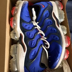 Nike Air VaporMax Plus Size 11.5 Racer Blue Red With Box