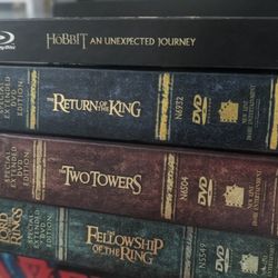 Lord Of The Rings Extended Edition DVDs 