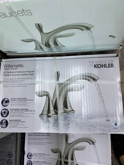 Kohler Willamette centerset bathroom faucet