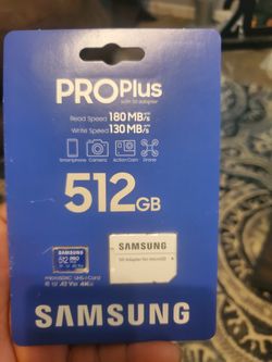 Samsung MicroSD 512gb Memory Card With Adapter