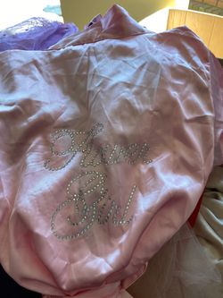 Flower girl silky Robe