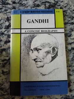 Gandhi study master book vintage