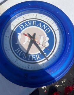 Dave and Buster's Wall Clock