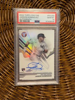 Jasson Dominguez rookie auto